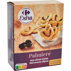 까르푸 Palmiers 블랙 올리브 하트 비스킷