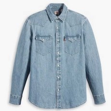 리바이스 웨스턴 데님 연청셔츠 남방 85745-0074