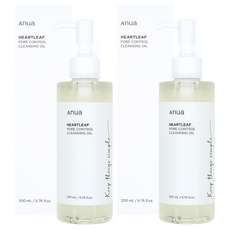 피부 당김 없는 아누아 어성초 포어 컨트롤 클렌징 오일 200ml 1+1