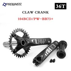 스램 옴니움 젠니움 prowheel 175mm mtb 크랭크셋 104bcd 중공 크랭크, 170mm, 발톱과 36t와 bb, 1개