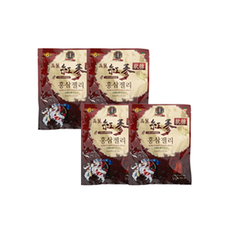 185 투마로우마켓 / 고려홍삼젤리 200g x 4봉지 홍삼차 홍삼사탕 홍삼스틱 홍삼캔디/젤리, 단일 수량, 단일 개당 용량/중량/정