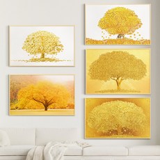 황금돈나무액자
