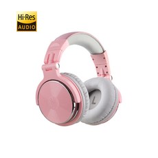 원오디오 Pro10 유선 모니터링 헤드폰 Oneodio 헤드셋 Hi-Res 고음질, Grey-Pink