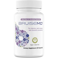 BruiseMD Arnica 1 000mg and Bromelain 500mg 2 400GDU/g Supplement for Bruising and Swelling Easy to