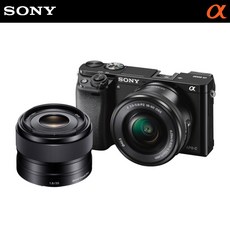 [소니] # 미러리스 알파 A6000 L (SELP1650 표준줌 렌즈킷) + SEL35, 전체색:그레이