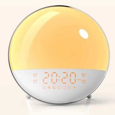 인공태양알람시계 LED 선라이즈 조명 일몰 화이트