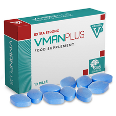 USKORNET 영국제조 V-menPlus 남성 성능 최대 1000MG 굵고 긴 지속 효과 보충제 10알