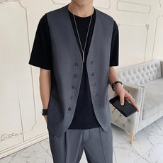 남성여름정장조끼