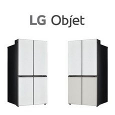 LG 디오스 오브제컬렉션 메탈 6도어 냉장고 (M873MWW252S M873MWG252S), 화이트+화이트