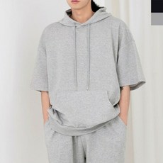 HS라이프 반팔티셔츠 여름 남성 여성 라운드넥 카라 브이넥 바캉스 빅사이즈 후드 티 반팔 1P 홈웨어 트레이닝