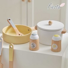 피에스타 원목 썰기 냄비양념 4종, 단품