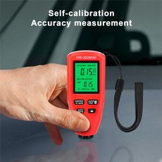 A56XA HW300MINI 디지털 두께 게이지 테스터 자동차 자동차 페인트 측정 장비 페인트 레이어 측정 장치 도구 빨간색, 1개
