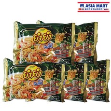 [태국] YumYum 얌얌 팟키마오 봉지라면 67g X5 / PadKeeMao Stir Fried Noodles 태국라면 얌얌라면, 5개