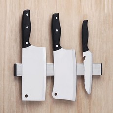 에스준 304 스텐 자석 칼걸이 부착 거치대 칼꽂이, 1개, 소형 칼거치대