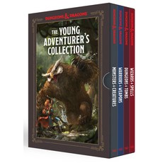 (영문도서) The Young Adventurer's Collection [dungeons & Dragons 4-Book Boxed Set]: Monsters & Creatures Warri... Paperback, Ten Speed Press