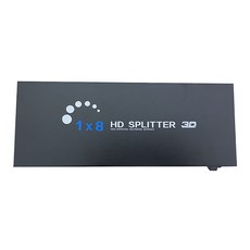 Zeyuan HDMI 스위처 Ver 1.4 1 in 8 출력 Ultra HD 4K 자동 HDMI 분배기 어댑터, 모델명