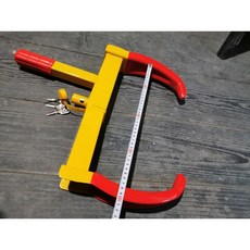 금지 공구클립 무단 족쇄 타이어 기본형 두꺼운 고정 타이어자물쇠 잠금장치 자동차자물쇠, 12공, 1개