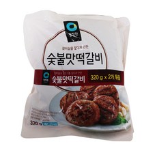 청정원숯불맛떡갈비