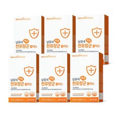 키즈 천유장군 플러스 홍삼 30포 6박스, 6개, 300ml