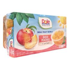 코스트코 DOLE 돌 복숭아 컵 113G 16개