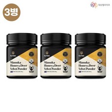 [싱글] NZMA 녹용 마누카꿀 UMF 15+ (250g x 3병), 단일속성, 250g, 3개