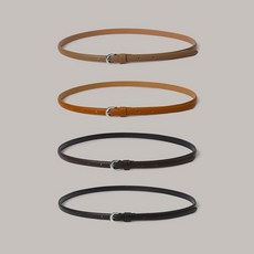 라미네즈 15mm Slim minimal Belt - 4 Color