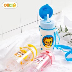 아트박스/에디슨 에디슨 프렌즈 흘림방지 트라이탄 빨대컵, 기본선택:프렌즈흘림방지트라이탄빨대컵사자[하이언]