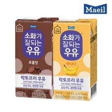 매일유업 소화가잘되는 초코 멸균 우유 190ml 24팩 + 매일유업 소화가잘되는 바나나 멸균 우유 190ml 24팩, 1개