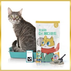  오엘라 닥터 메디샌드 프리미엄 벤토나이트 고양이모래 6.5kg x 4개 