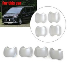 Toyota Noah Voxy R80 2018 2019 2020 용 4 개/대 자동차 도어 핸들 보울 프로텍터 커버 ABS 장식 트림, 4개