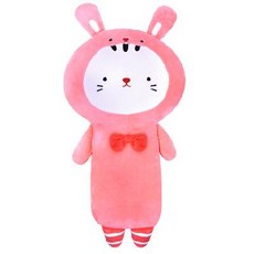 예쁜 벨트 커버 차량용 어린이 수면신기 안전벨트 어깨보호대 범용 쿠션카 머리보호용 목베개, 02 여우[높이 47CM]