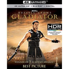 글래디에이터 4K UHD + 블루레이 디지털 DVD 미국발송