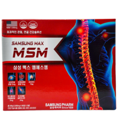 삼성제약 삼성 맥스 엠에스엠 ( SAMSUNG MAX MSM), 3개, 180정