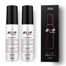 [추석 세일] 30ml 롱타임스프레이 롱파워 관계 청결 포맨 스프레이 귀두 단련 조루예방 외용, 2개