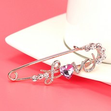 카네이션브로치 큰옷핀 단추 바늘 고정 옷 카디건 털옷 외투 넥라인 잠금핀 브로치 여성장식 아이디어 코디하기쉬운 액세서리