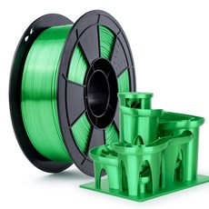 가제트 PLA PRO 필라멘트 3D프린터 1kg 투명 형광 무광 실키 특수 HS 1.75MM 실크 매트 그라디언트, Silky(Christmas green)