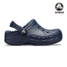 [크록스] _Baya Lined Clog K Navy/Navy C12_205977-463