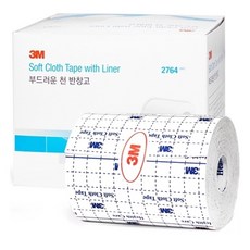 3M 부드러운 천 반창고 (2764) 10cm X 10m 1개, 3개