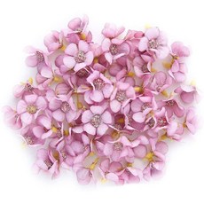 VDHD 크라운 스크랩 웨딩 홈 인테리어 DIY 화환 머리 장식의 100PCS 2cm 퍼플 공예 데이지 꽃 머리 미니, 상세페이지참조, Purple