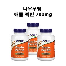 나우푸드 애플 펙틴 700mg 베지캡슐 120개 X3병, 3개