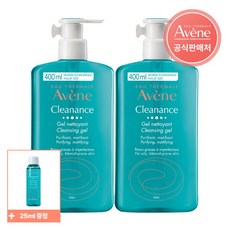 [아벤느] [공식] 클리낭스 클렌징 젤 400ml 2개+25ml 증정, 상세 설명 참조, 상세 설명 참조