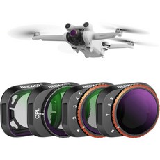 니워 이펙트 필터 및 ND 필터는 DJI 미니 3 프로와 호환되며 12 in 1에는 ND8 16 32 64 128 256 ND1000 UV CPL 블루 스트릭 아나모픽 빛 공해, Variable ND & CPL & UV Filter