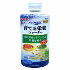 GEX 젝스 그로스 메다카 성장 촉진제 치어 성어 영양분 미네랄, 1개, 300ml