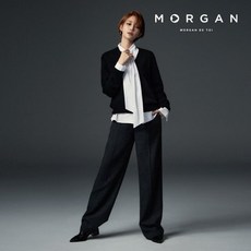 [런칭 가격 69 900원] MORGAN 울 헤링본 와이드 팬츠