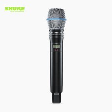 SHURE 슈어 ADX2FD/B87A ADX2FD/BETA87A Axient Digital 주파수 다이버시티 무선 핸드마이크 핸드헬드 송신기