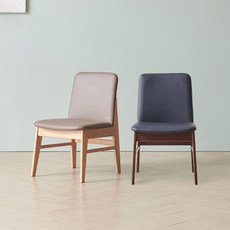 [라로퍼니처] [/착불배송] 누크 고무나무 원목 낮은 식탁 의자 카페 인테리어 체어, 색상:내추럴, 1개