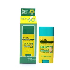 닥터아토 NO백탁 실키 유아 어린이 선스틱 SPF50+ (15g), 단일상품