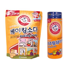 천연 세제 암앤해머 베이킹소다 (400g+1.5kg+600g) 세트, 1세트, 2.5kg