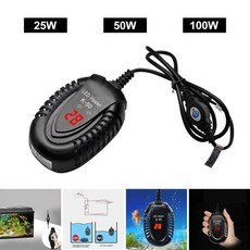 LED 온도 디스플레이가 있는 수중 히터 수족관 히터 빠른 가열, 1개