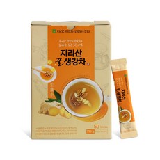 지리산 꿀 생강차 15g x 50포 1박스, 1개, 50개입